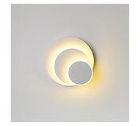 Wmmner Applique Murale, Lampe Murale, Lampes Murales Led Compatibles Avec Chambre À Coucher, Chevet, Salon, Applique Murale Noire Et Blanche, Pivotante À 360 Degrés, Carrée, Ronde, Moderne, Luminaire