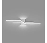 Wmmner Applique Murale Led Moderne Linéaire, Applique Murale Métallique 39 Pouces, Luminaire Mural Décoratif Pour Salon En Aluminium, Abat-Jour En Acrylique, Appliques Créatives Trapézoïdales D'Intéri