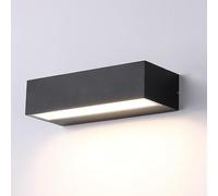 Wmmner Applique Murale, Luminaires Muraux À Led, Éclairage Mural Noir Pour Porche Extérieur, Applique Murale Extérieure Étanche Et Antirouille Pour Patio, Entrée, Intérieur de La Maison (6000K, 50 Cm)