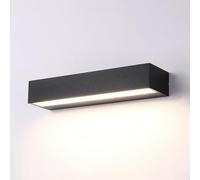 Wmmner Applique Murale, Luminaires Muraux À Led, Éclairage Mural Noir Pour Porche Extérieur, Applique Murale Extérieure Étanche Et Antirouille Pour Patio, Entrée, Intérieur de La Maison (6000K, 50 Cm)