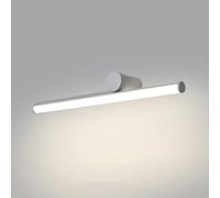Wmmner Applique Murale, Minimaliste, Led, Miroir, Lumière Avant, Tube Long, 12 W, 60 Cm, Miroirs En Acrylique Pour Armoire, Coiffeuse, Led Au-Dessus Du Miroir, Base En Métal, Lumière Blanche Froide 60