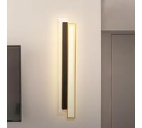 Wmmner Applique Murale Moderne de Haut En Bas, Applique Murale D'Intérieur En Aluminium, Éclairage Mural À Led Dimmable Pour Salon, Chambre À Coucher, Couloir, Salle Den, Lampes Murales/B/100 * 15Cm