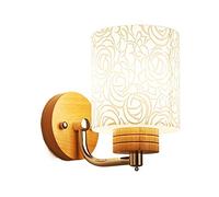 Wmmner Appliques Murales, 1-2Light Nordic Simple Wood Wall Light E27 E-Dison Corridoréclairage de Restaurant Simple Victoria Applique Murale En Verre Pour Escalier de Patio Applique Murale Lampe D'Éco