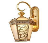 Wmmner Appliques Murales Applique Murale Moderne Appliques Murales En Laiton Applique Murale Extérieure Lanterne Lampe Ip55 Jardin En Cuivre Terrasse Patio Porche Lumière Source Raccord Mural Lumière