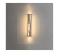 Wmmner Appliques Murales Intérieures Modernes Dimmable Led Pour Usage Intérieur, Long En Bois, Linéaire, Vie Nordique Pour Chambre À Coucher, Couloir, Éclairage Mural de Salon/Une Seule Couleur/30Cm/1