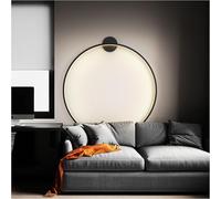 Wmmner Appliques Murales Led Lampe de Chevet Salon Chambre À Coucher Anneau Lumières Intérieures Décoratives/Lumière Noire Et Blanche/31.50In Ulz 000356. 47.24In