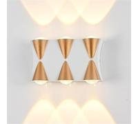 Wmmner Appliques Murales Orientables Led Modernes À Spot, Éclairage Intérieur Et Extérieur, Mini Lampe Murale Décorative Pour Théâtre, Salle de Cinéma, Karaoké, Chambre, Couloir/Une Couleur/6 Lumières