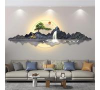 Wmmner Appliques Murales Pour Chambre À Coucher Applique Murale Led - Sculptures Murales Led Lampe Montée Décorative Salon Art Suspendu Avec Lumière Led (D 47,2 * 15,7 Po)/A/47.2 * 15.7In