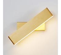Wmmner Appliques Murales Pour Chambre À Coucher Lampe de Lecture Murale À Led Appliques Murales Modernes Panneau Réglable Câblé Avec Finition Brossée Appliques Murales Rotatives Pour Chambre À Coucher