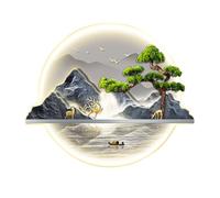 Wmmner Appliques Murales Pour Chambre À Coucher Murs 3D Avec Sculpture Murale Légère Avec Lumière Led Pour Chambre À Coucher Du Couloir D'Entrée de La Maison (B 23,6 Po)/B/39.3In