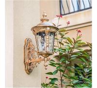 Wmmner Appliques Murales Pour Lampe Murale de Chambre À Coucher V-Intage Lanterne Murale Extérieure Applique Murale En Alumilumières de Porche Applique Murale Fixture Avec Des Lampes Murales En Verre
