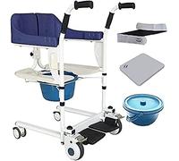 Wmmner Ascenseur de Transfert de Patient, Fauteuil Roulant de Transport En Acier, Chaise D'Évacuation D'Urgence Ceinture de Fauteuil Roulant Sécurité Levage Médical, Dispositif D'Allaitement Pour Segn