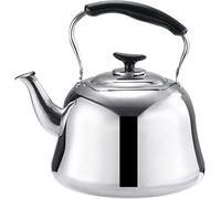 Wmmner Bouilloire À Siffler, Bouilloire À Siflet Avec Cuisinière À Gaz, Cuisinière À Induction, Bouilloire Universelle, Théière À Siffet, Théière (3 L)/Une Seule Couleur/5L