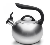 Wmmner Bouilloire À Thé Whistle En Acier Inoxydable Avec Poignée de Maintien Au Frais, Induction Applicablecuisinière Cuisinière Cuisinière À Gaz Théière Pour La Maison, Le Bureau Ou Le Dortoir Mariag