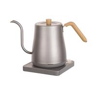 Wmmner Bouilloire Électrique À Ébullition Rapide, Bouilloire À Ébullition Rapide En Acier Inoxydable 304, 800 Ml, 1000 W, Protection Contre L'Arrêt Automatique, Gris, L/Gris/M