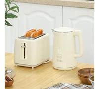Wmmner Bouilloire Électrique En Acier Inoxydable Et Grille-Pain À 2 Tranches Avec Ébullition Rapide Et Technologie de Grillage Même Pour Le Comptoir de La Cuisine