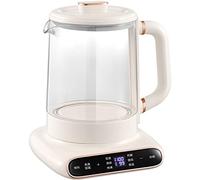 Wmmner Bouilloire Intelligente, 1.5L Bouilloire de Contrôle de La Température Théière Multifonction Théière À Fleurs Pot Automatique Multifonction Épaissi En Verre Mute Eau Bouillante