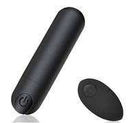 Wmmner Bullettor Stimulateur Clitoridien Charge Usb Travel - 10 Modes Portable Étanche Mini Massage Vaginal Jouet Anal Jouet Sexuel Adulte (Noir)