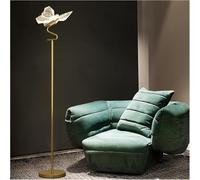 Wmmner Butterfly Light Bedroom Head of a Bed Small Chandelier Living Room Floor Lamp Tv Background Wall Decoration Wall Lamp,Contemporary Dining Room/Floorlamphigh1.4M/Neutre Clair