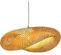 Wmmner Cage Chandelier Beige Wower Lights Hollow Slamp Shade Basket Hanging Lamp Boholuminaire, Lustre Suspendu de Clafon/Une Seule Couleur/.50 * 20Cm