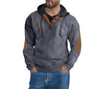 Wmmner Corduroy 1/4 Zip Pullover for Men Casual Plain Drawsthooded Shirts Long Sleeve Men's Fashion Vinatge Hoodies Sweatshirt/Marine/3Xl