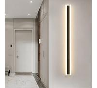 Wmmner Creative Led Wall Sconce Rectangle Simple Wall Mounted Light Long Strip Wall Lamp Modern Indoor Wall Lantern Acrylic Astigmatism Lamp For Living Room Bedroom/Lumière Chaude/.40Cm