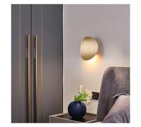 Wmmner D Applique Murale Led Minimaliste Couloir Circulaire Porche Salon Fond Lumière Applique de Chevet/Blanc Chaud