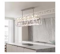 Wmmner Décoration de Salon, Suspensions, Plafonniers, Lustres Led Pour Salle À Manger, Éclairage Intérieur, Luminaires Suspendus, Lustres, Modernes/Blanc Chaud/Long 12 Têtes