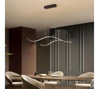 Wmmner Diode Électroluminescentelustre Moderne Longue Ligne Suspension Lumière Or 30W Éclairage de Plafond, Led Suspension de Plafond/Une Couleur/100Cm