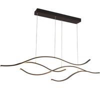 Wmmner Diode Électroluminescentelustre Moderne Longue Ligne Suspension Lumière Or 30W Éclairage de Plafond, Led Suspension de Plafond/Une Couleur/120Cm