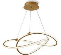 Wmmner Double Face Glow Modern Brushed D Led Dimming Light Indoor Flush Mount Ceiling Lamp,