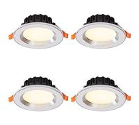 Wmmner Downlight Commercial Décoration Intérieure Plafonnier Led Lampe À Panneau Spot Intégré Salon Chambre À Coucher 1 Paquet/4 Paquets/5000K/4 Paquets de 3 W