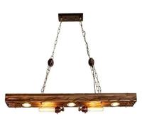 Wmmner Éclairage Suspendu de Plafond Lustre En Cristal Lustre de Pub de Style Industriel Lustre Solide Rétro Personnalité Art Light Bulb Chandelier Éclairage de Décoration de Maison, Lampe Suspendue d