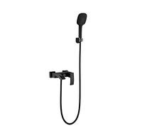 Wmmner Ensemble de Système de Robinet de Douche, Système de Douche À Effet Pluie Carré de 10-12 Pouces Monté Au Plafond Avec Pommeau de Douche À Main Et Douche Degnoire À Bec Cascade Taps Avec Kit de