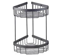 Wmmner Étagère de Salle Den Chariot de Douche Étagères de Douche Étagère Murale de Douche D'Angle Étagère de Rangement de Douche Organisateur En Acier Inoxydable, G-40 * 25 * 25 Cm/G/40 * 25 * 25Cm