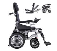 Wmmner Fauteuil Roulant Électrique Pliable Auto-Inclinable Pour Adultes Etfauteuil Roulant Motorisé Pour Personnes Âgées, 500W Super Horse Power Motor -25Km Autonomie -12Ah Batterie Étendue