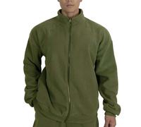 Wmmner Fleece Pullover Men Winter Polo Shirt Long Sleeve Casual Fashion Mock Neck Tops Fall Jacket Men's Plain Zip up Sweatshirt/Vert/Xl