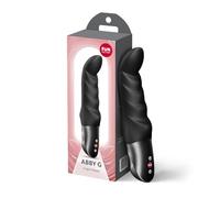 Wmmner Fun Factory Abby - Vibromasseur Incurvé Pour Stimulation Ciblée Du Point G, 10 Programmes de Vibration, Étanchéité Ipx7, Fonctionne Avec Piles, Jouet Sexuel Pour Femme