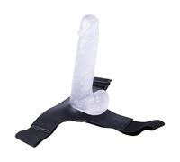 Wmmner Gode Ceinture 20Cm Slip Pénis Strapon For Lui Et Elle Ceinture Avec Harnais Réglable Sm Sex Toy Godes For Couples Lesbiens/Clear