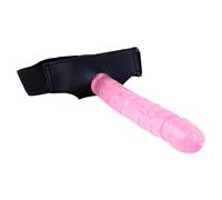 Wmmner Gode Ceinture Gode Géant Gode Ceinture Réglable, Véritable Réplique de Pénis, Pvc Souple, Jouet Sexuel de Masturbation Lesbienne/Pink