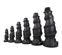 Wmmner Gode Tentacule, Plug Anal, Extra Long, Flexible, Silicone, Réaliste Avec Ventouse Puissante, Vagin, Dilatateur, Masturbation, Sextoy Érotique Pour Femmes Et Hommes/Black/L