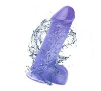 Wmmner Gode Xxl Gode Géant Gode Anal Le Gland Élargi Apporte Une Stimulation Sans Précédent, Les Testicules Et Les Veines Réalistes Garantissent Un Orgasme/Blue