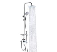 Wmmner Haut Préensemble de Douche Ssure - Kit de Tuyaux En Acier Inoxydable, Système de Pulvérisation Portable Pour Une Expérience de Salle Den Ultime, Pomme de Douche de Luxe Et Accessoires