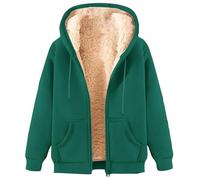Wmmner Hoodies Pour Hommes Au Royaume-Uni Sweatshirts En Polaire À Fermeture Éclair Intégrale Pulls À Doublure En Sherpa Blouse Épaisse Et Chaude Sweatshirts À Manches Longues Blouses Unies Avec Poche