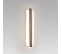 Wmmner Indoor Led Wall Light Acrylic Long Wall Sconce, Aluminum Wall Lighting Fixtures For Living Room Bedroom Stair Restaurant Hallway Office, 3 Color Mode Adjustable Wall Lamp/Une Seule Couleur/31Cm