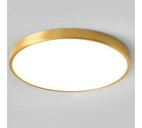Wmmner Lampe À Panneau Simple de Style Japonais, Plafonnier Circulaire Ultra-Lumineux À Led, Luminaire D'Éclairage de Plafond À Économie D'Énergie Et À Intensité Variable, Plafonnier Encastré Pour Cui