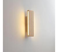 Wmmner Lampe de Lecture Murale En Bois À Led Pour Lit Rotation de Haut En Bas Lumière Murale Intérieur Longue Salle Den Linéaire Éclairage de Vanité Décoration de La Maison Lampe Murale de Chevet Pour