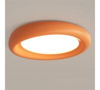 Wmmner Lampe de Plafond Led Résine Matte Lmap Shade Ceiling Light Nordic Creative Orange Led Ceiling Light Fixture For Children's Room Restaurant Café Salon Chambre À Coucher Cuisine Salle D'Étude Cou