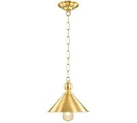 Wmmner Lampe Moderne À Led, Lampe Suspendue de Plafond D'Art En Cuivre Amen Semi-Intégrée Rétro Restaurant Café Bar Table Suspension Suspendue, (Une Couleur S)/Une Seule Couleur/L