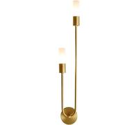 Wmmner Lampe Murale de Chevet Moderne G9 Lumière Chaude 1 Appliques Murales de Fond de Salon Moderne Créativité Lumières D'Allée D'Europe Du Nord Chandeliers En Cuivre, Onecolor-2Pcs/Laiton/1Pcs